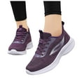thumbnail image 3 of Siilsaa Women's Breathe Easy-Good Influence Sneaker Purple,8.5, 3 of 5