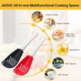 thumbnail image 4 of 2Pack Multifunctional Kitchen Cooking Spoon, Slotted Spoon for Cooking Strainer Spoon, All in One Garlic Press Grinder Kitchen Spoons for Mashing Draining, 4 of 6