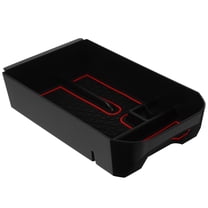 HEMOTON Red Dashboard Storage Tray for Car Vehicle Small Office Organizer Tidy Space