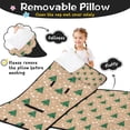 thumbnail image 3 of Brown Christmas Tree Pattern Toddler Nap Mats for Kids Preschool,60"x20" Sleeping Mat Bag or Kids,Toddler Sleeping Bag,Toddler Nap Mat or Daycare, 3 of 6