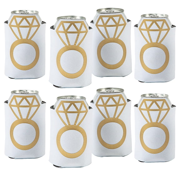 Fun Express Bulk 48 Pieces Diamond-Shaped Can Coolers
