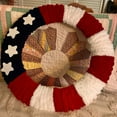 thumbnail image 6 of PALIFEUR 4th of July Wreath for Front Door, 14.96 Inch Patriotic Wreaths, Artificial Floral Spring Wreaths Decorations for Memorial Day Independence Day Veterans Day, Red Blue White, 6 of 9