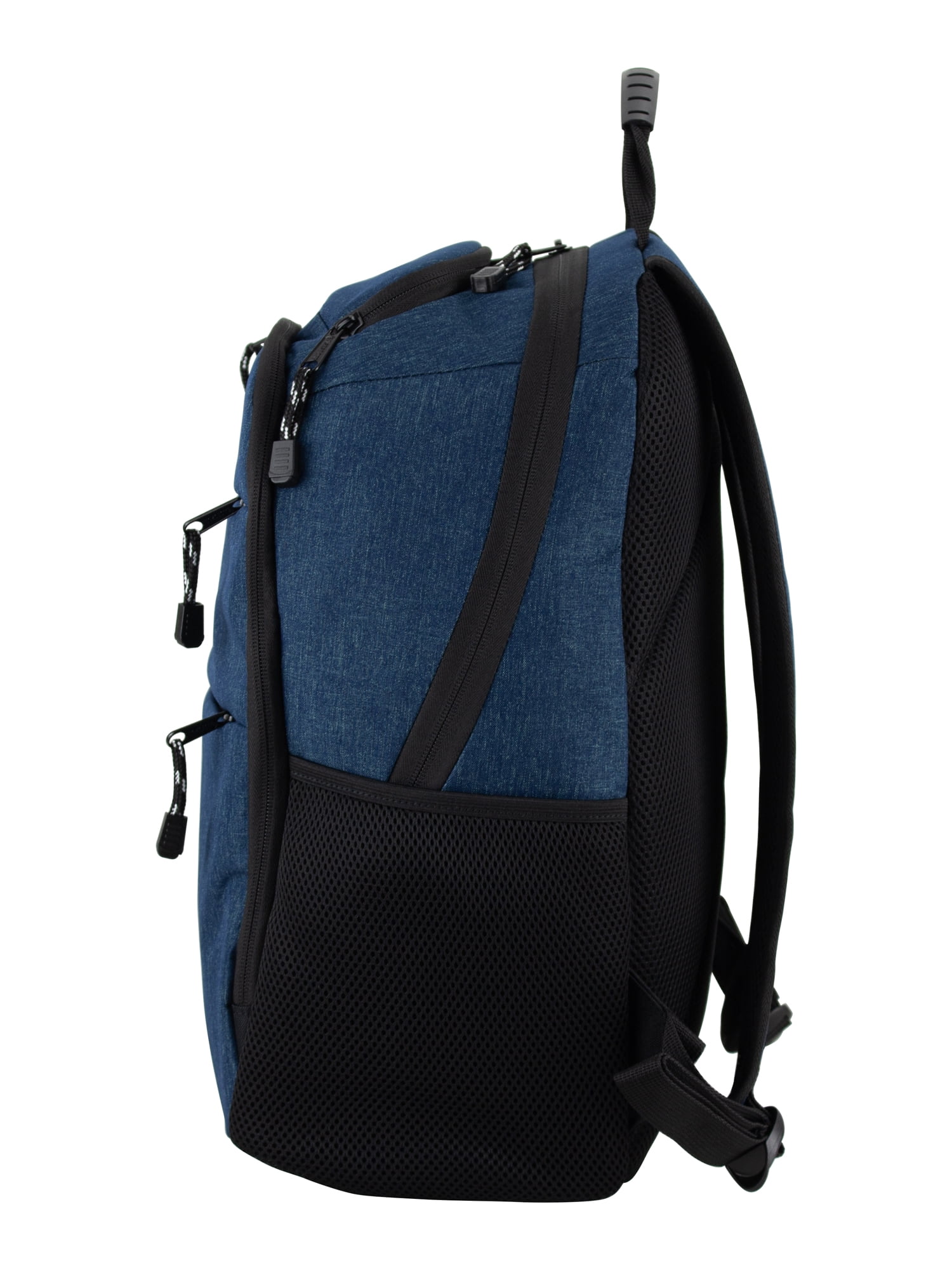 Eastsport Unisex 17" Platinum Lifestyle Dome Backpack with Protective Sunglasses Pocket, Teal Heather Chambray