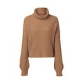 thumbnail image 4 of Chandail Col Roulé pour Femmes Mode Hiver Surdimensionné en Nylon et Coton, Chandail Col Roulé pour Femmes G, 4 of 4