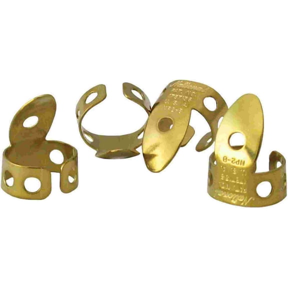 National NP-2B-4PK Finger Picks - Brass - 4 Pack