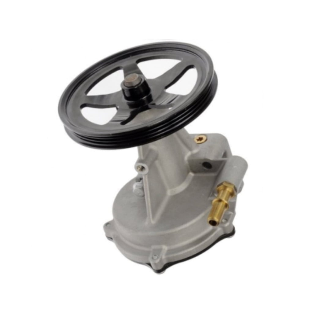 KarParts360 For Chevy Silverado 1500/Cheyenne 2014 15 16 17 18 2019 Vacuum Pump | Cast Aluminum | Belt Drive Type | 0.3 Inches Outlet Port Inside Diameter | With Gasket Or Seal | 12654013, 12659655
