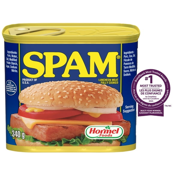 Viande froide SPAM entièrement cuite 340g