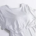 thumbnail image 4 of Ltctricy Women's Plus Size Tops Casual Scoop Neck Short Sleeve Built in Bra T Shirts Loungewear Pajama Tops, 4 of 7