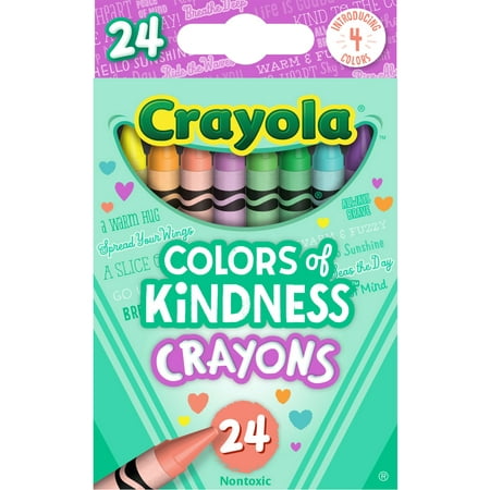 UPC: 0071662301163 | Crayola Colors of Kindness Crayons  24 Ct  Teacher Supplies  School Supplies  Assorted Colors