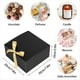 thumbnail image 3 of Paquete de 10 Cajas de Regalo Negras con Tapas, Caja de Propuesta para Padrinos de Boda de 8x8x4 Pulgadas, Caja de Regalo Negra de Lujo con Cinta para Caja de Boda, 3 of 5