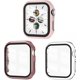 thumbnail image 1 of 3 Pack Case Compatible with Apple Watch SE Series 6/5/4 44mm with Tempered Glass Screen Protector, Hard PC Full Coverage Ultra-Thin HD Bumper Cover for iWatch 44mm, Rose Gold/Pink/Clear, 1 of 5