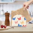 thumbnail image 2 of Yayeee Napkin Holder for Table Kitchen Paper Tissue Organization, Red Butterflies, 2 of 8
