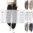 thumbnail image 3 of ClodeEU Women's Polka Dot Print Drawstring High Waist Jogger Pants,Casual Tapered Ankle Sweatpants with Pockets ,Women's Plus S, 3 of 8