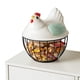 thumbnail image 4 of Uuiauoio Chicken Wire Egg Baskets, Rustic Metal Egg Baskets for Fresh Eggs, Egg Holder Countertop Basket with, 4 of 6