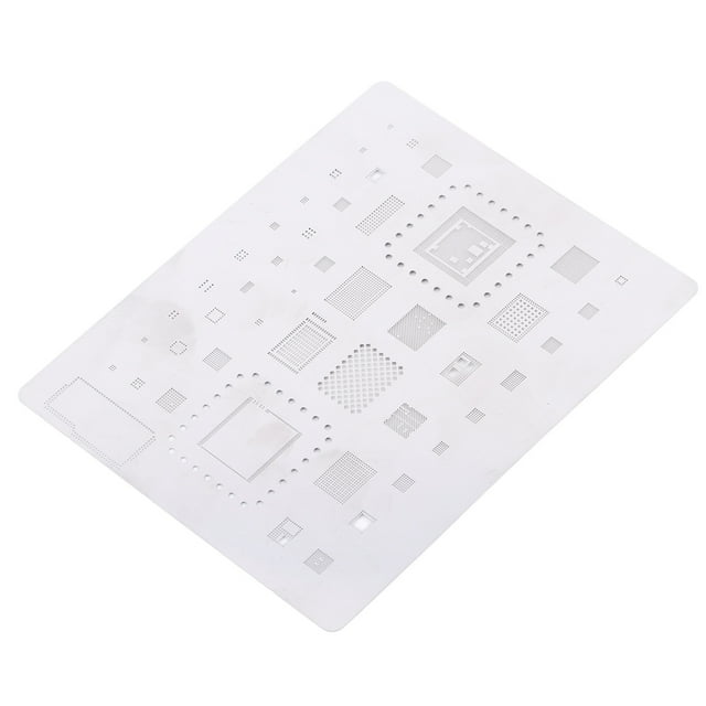 BGA Reballing Modèle de Pochoir, Rapide Vitesse d'Étamage Robuste IC Puce Reballing Modèle de Pochoir Porter à Haute Température pour A12 CPU