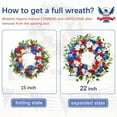 thumbnail image 5 of Waipfaru 22inch Spring Wreath for Front Door,Artificial Floral Wreath for Home Decoration, 5 of 8