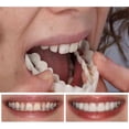 thumbnail image 4 of Dientes cosméticos temporales, 1 par de dientes cosméticos superiores y de sonrisa Dientes cosméticos de sonrisa temporal Rendimiento de primer nivel, 4 of 8