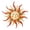B, variant on Metal Sun Shaped Wall Decor, Garden Outdoor Indoor Ornament, Outdoor Wall Art - Wall Mounted, Durable Weatherproof Metal, 3D Sun Design, Outdoor Indoor Decoration - For Gardeners,