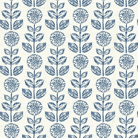 Chesapeake Dolly Navy Floral Prepasted Non Woven Blend Wallpaper, 20.5-in by 33-ft, 56.4 sq. ft.