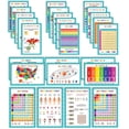 thumbnail image 1 of Traceease Educational Poster For Elementary School, Pack Of 25 Large 11 x 17 Inches Laminated Kids Learning Posters USA & World Maps-Solar System- Periodic Table- Math & more - Great for Classroom-FB, 1 of 7