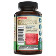 Berberine Supplement Capsules 1200mg, Supports Heart and Cardiovascular Wellness. USA Made. 60 Capsules