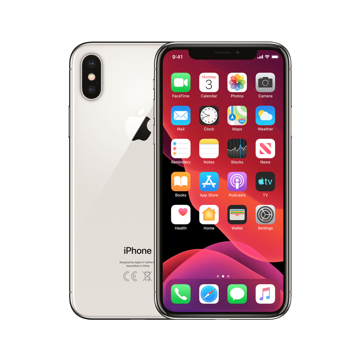 Restored Apple iPhone X 64GB Silver Fully Unlocked (No Face ID)  (Refurbished)