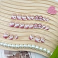 thumbnail image 3 of Uñas postizas cortas cuadradas GUAACCB de Press on Nails para San Valentín, 3 of 7
