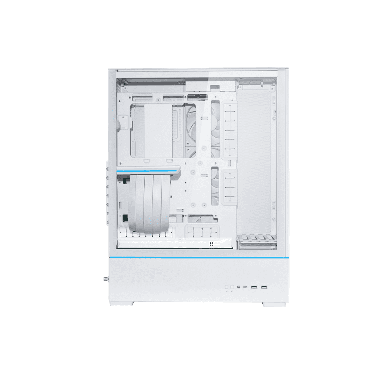 美品 LIAN LI SUP01 WHITE Lian Li SUP 01 Tempered Glass ATX Mid-Tower Computer Case