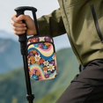 thumbnail image 4 of COEQINE Crutch Bag for Women, Elbow Crutch Pouch Hippie Floral Wave Broken Leg Crutch Bag, Walking Cane Bag, Forearm Crutch Attachment, Lightweight, for Adults Elderly, 4 of 7