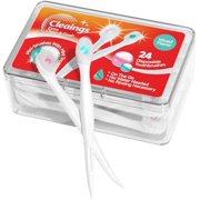 Mini Brushes-Disposable Toothbrushes with Toothpaste and Pick for Work or Travel, 24 Count (Mint Flavor（Pack of 1）)