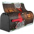thumbnail image 2 of Christmas Mailbox Covers, Magnetic Post Box Cover Wraps Large Size 25.5x21 in for Garden Yard Decor, 2 of 6