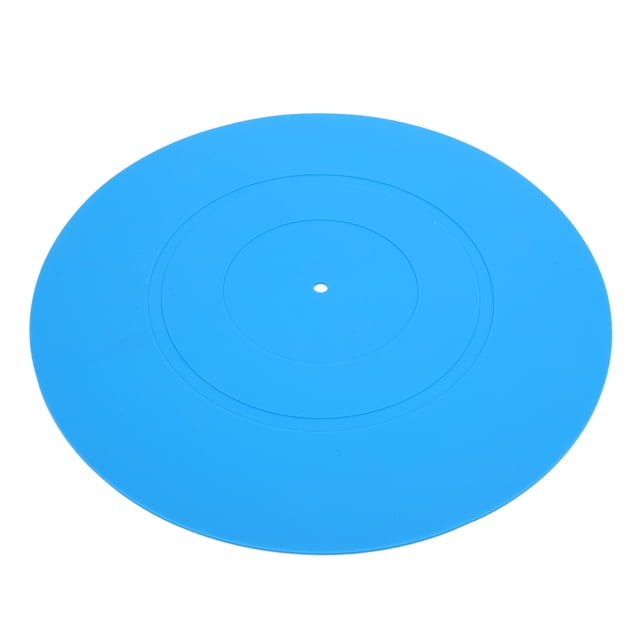 Turntable Platter Mat Rubber, Turntable Slipmat, for LP Record Player Mat for Rega, for Fluance, for Music Hall, Reduce Noise and Tighter Bass Quality, 12 Inch