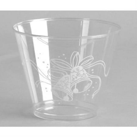 - Wedding Bells 9 oz Squat Glass