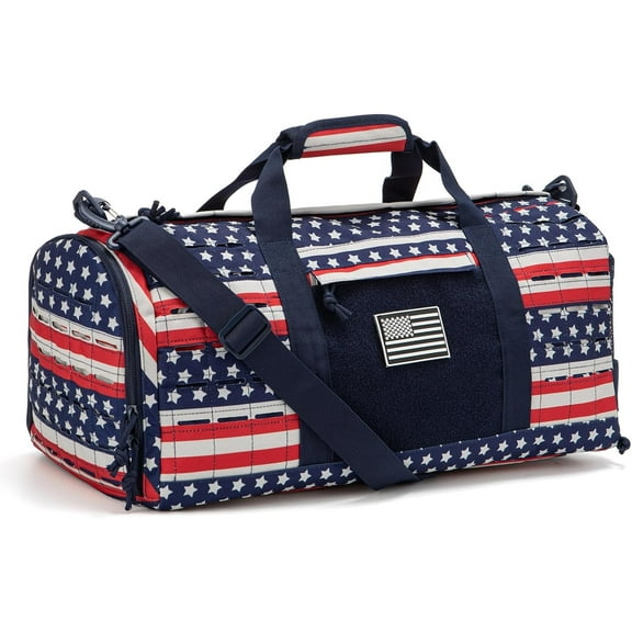 WarmH 40L Military Tactical Duffle Bag For Men Sport Gym Fitness Tote Travel Training Workout With Shoe Compartment Basketball Football Weekender