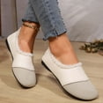 thumbnail image 2 of Xiaoxatg Women's Casual Shoes - Winter Retro Round Head Soft Soled On Warm Casual Shoes for Everyday Comfort 9.5 White, 2 of 9