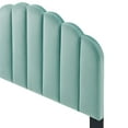 thumbnail image 6 of Headboard, Twin Size, Velvet, Blue, Modern Contemporary Urban Design, Bedroom Master Guest Suite, 6 of 9