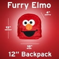 thumbnail image 4 of Mochila Sesame Street Plush Elmo para viajes escolares de niños pequeños, 4 of 7