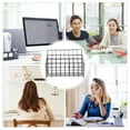 thumbnail image 3 of Metal File Organizer For Desk Mail Sorter Letter Holder Mail Holder Desktop Bookshelf Tabletop Office Desk Letter Holder Office Mail Sorter Stand, 3 of 8