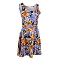 thumbnail image 1 of de con Estampado Floral Midi Skater Cóctel Damas Bohemio Floral METRO, 1 of 6