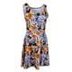 thumbnail image 1 of de Vacaciones de Impresión Floral Midi Skater Cóctel Floral Bohemia METRO, 1 of 6