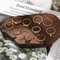 thumbnail image 3 of HAHDAXIA Stocking Stuffers for Teens Gold Stackable Rings Set for Women Vintage Knuckle Rings for Teen Girls Midi Rings Pack Statement Bohemian Stacking Rings for Women Multiple Rings Pack, 3 of 5