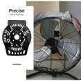 thumbnail image 3 of Fan Outer Cover: Plastic Protector - Electric Fan Motor Cover - Protective Guard Black Plastic Guard Replacement Part, 3 of 4
