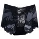 thumbnail image 1 of Gibobby Ropa interior de encaje sexy Ropa interior de mujer Ropa interior de talla grande Calzoncillos sin de encaje de cintura alta para mujer(Negro,G), 1 of 3