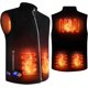 thumbnail image 1 of Chaleco calefactable Fleece Fleece Chaqueta calefactable Hombres Mujeres para pescar Motocicleta Caza Esquí Camping, modo de carga USB, lavable esquí esquí Gafas de esquí, 1 of 5