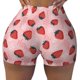 thumbnail image 2 of Fotbe Strawberries Shorts Sin Costuras – Shorts Deportivos de Cintura Alta para Mujer, Elásticos para Gimnasio, Yoga, Running o Ciclismo-Medium, 2 of 8
