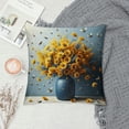 thumbnail image 2 of Leisuo Pillow Covers Yellow Floral Home Sweet Home Spring Summer Pillows Decorative Throw Pillows Cushion Case Floral Decorations Farmhouse Decor for Couch Sofa, 2 of 5