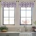 thumbnail image 4 of LALILO Kitchen Curtain Valance Cookies Halloween Jack Lantern Rod Pocket Window Curtain 52"x 18" Set of 2, 4 of 7