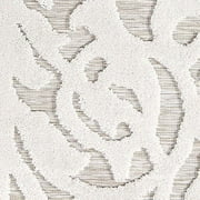 My Texas House Lady Bird 1' X 1' Swatch Driftwood Damask Outdoor Rug