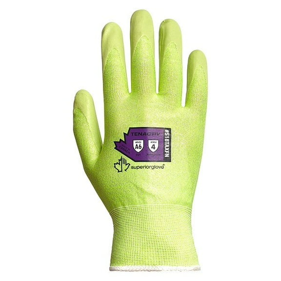Superior Glove HI VIZ,PR S18TAXFN-11