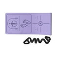 thumbnail image 3 of LOVIVER Jump Rope Mat Unisex Shockproof Non Slip with Carrying Strap Yoga Mat for Indoor Violet, 3 of 8